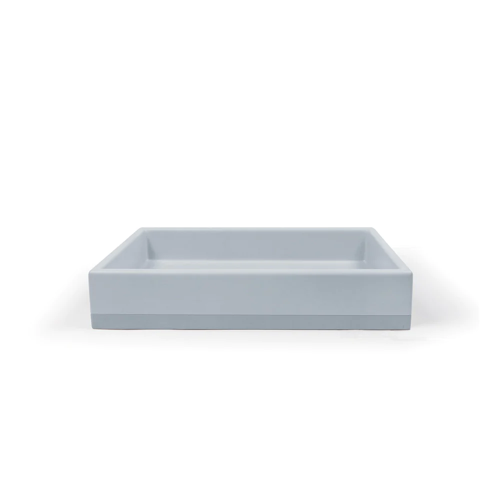 Nood Co. BOX BASIN TWO TONE - SURFACE MOUNT - POWDER BLUE
