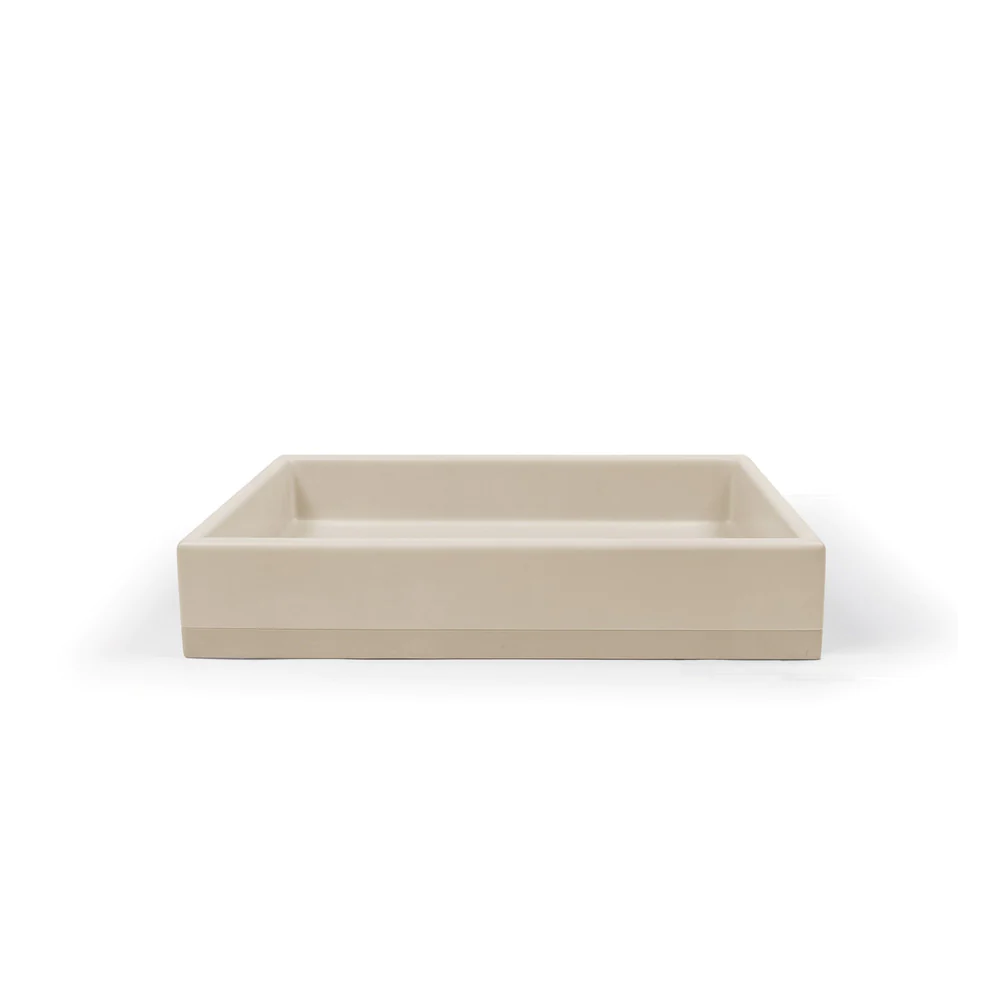 Nood Co. BOX BASIN TWO TONE - SURFACE MOUNT - SAND