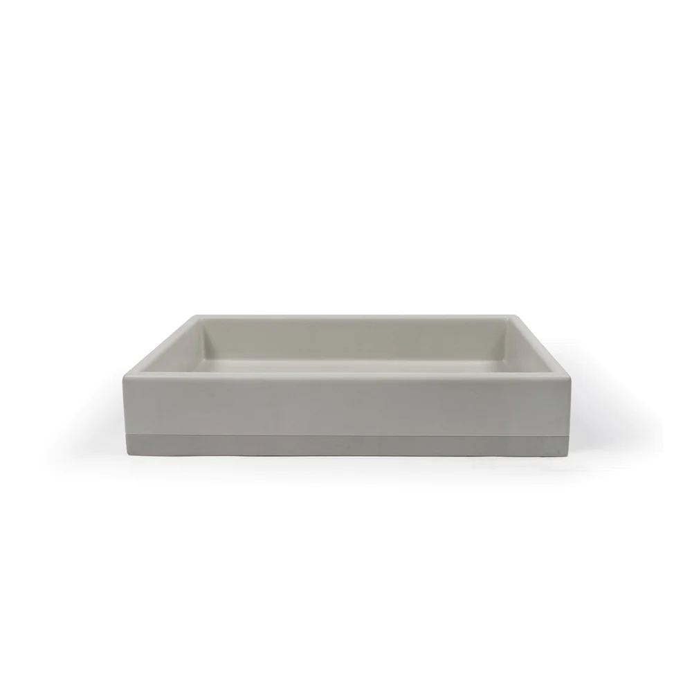 Nood Co. BOX BASIN TWO TONE - SURFACE MOUNT - SKY GREY
