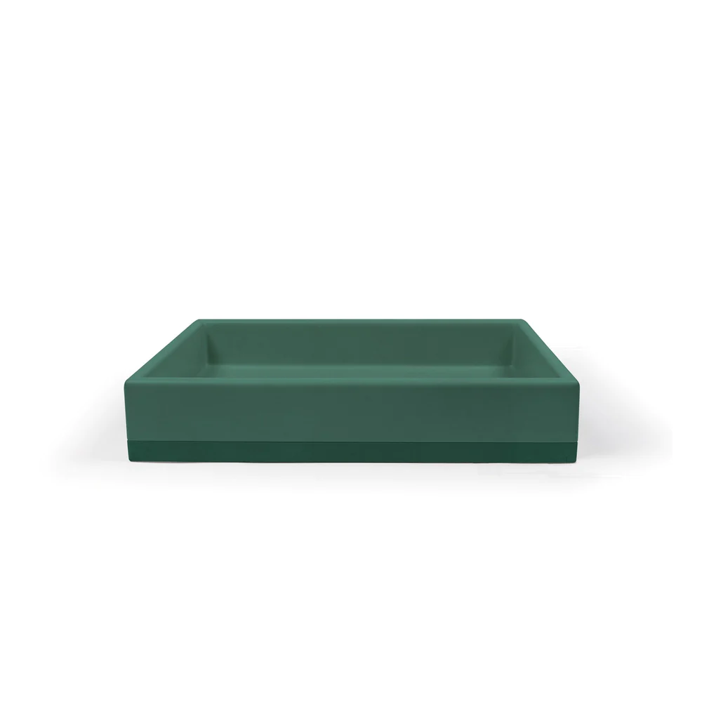 Nood Co. BOX BASIN TWO TONE - SURFACE MOUNT - TEAL