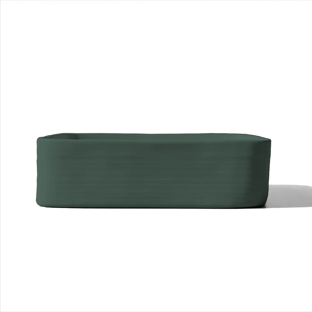 Nood Co. CAST BASIN - WALL HUNG - TEAL
