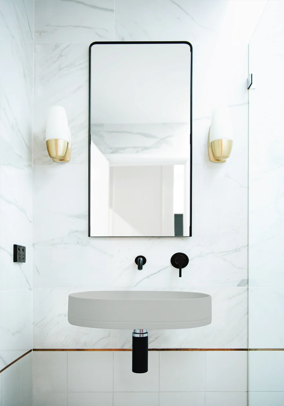 Nood Co. PILL BASIN - WALL HUNG - CLOUD