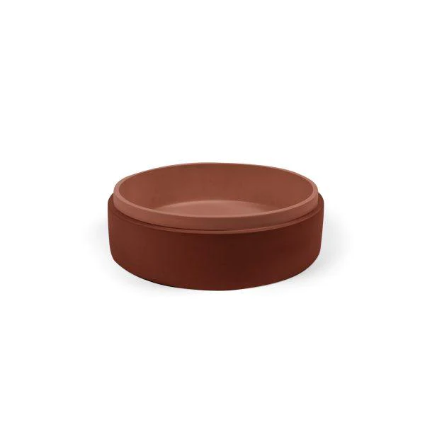 Nood Co. STEPP CIRCLE BASIN - SURFACE MOUNT - CLAY