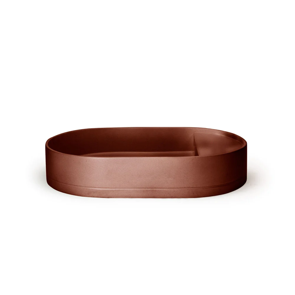 Nood Co. SHELF OVAL BASIN - SURFACE MOUNT - CLAY