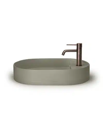 Nood Co. SHELF OVAL BASIN - SURFACE MOUNT - OLIVE - Image 4