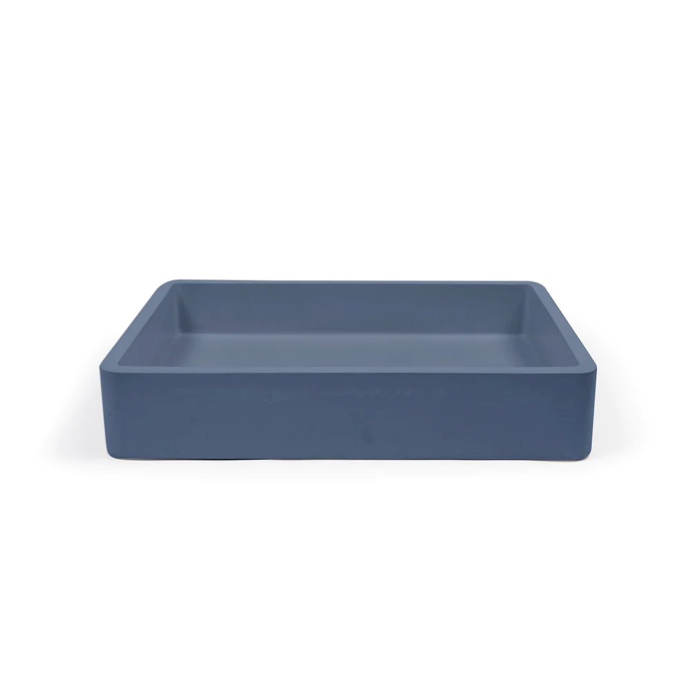 Nood Co. VESL RECTANGLE BASIN - SURFACE MOUNT - COPAN BLUE