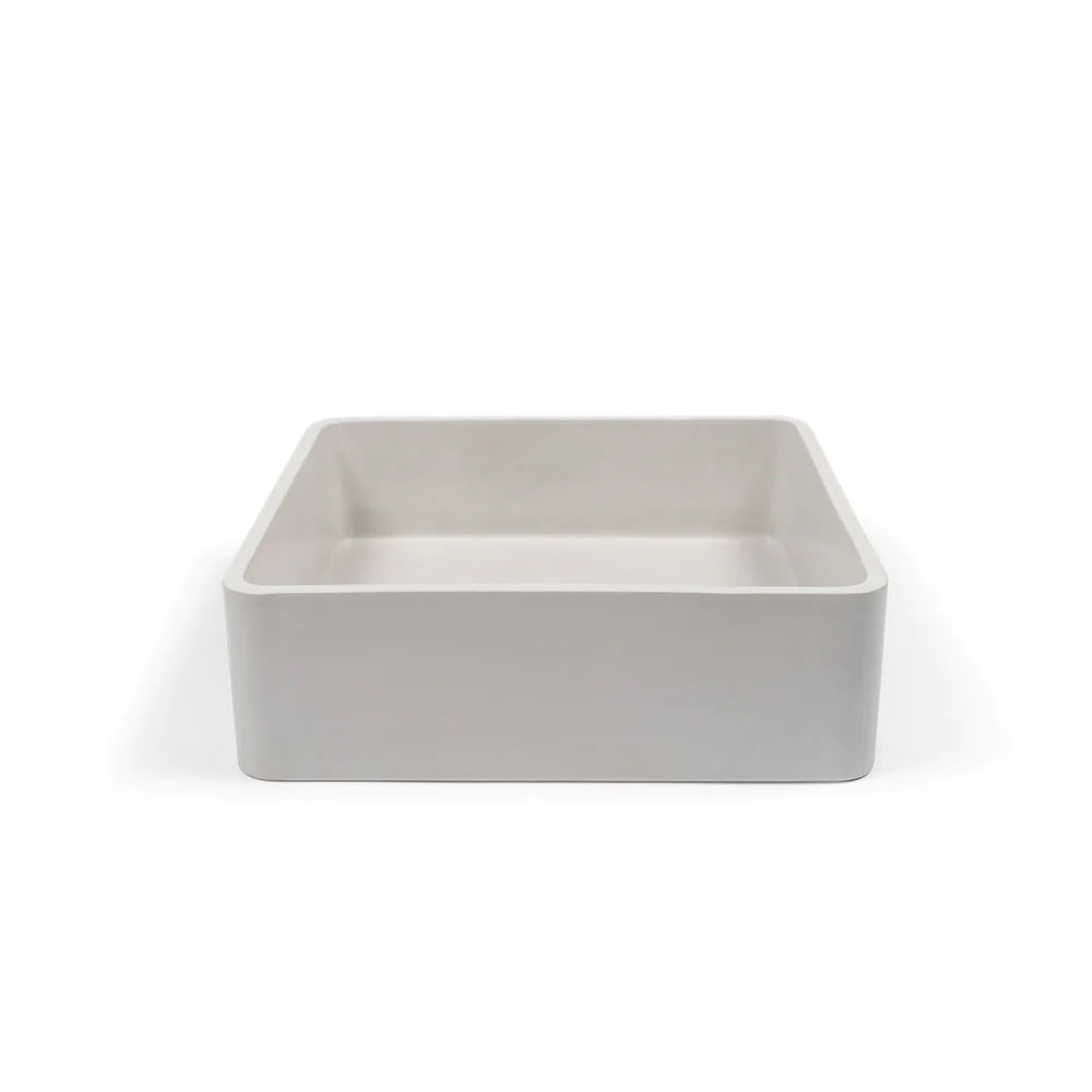 Nood Co. VESL SQUARE BASIN - SURFACE MOUNT - IVORY