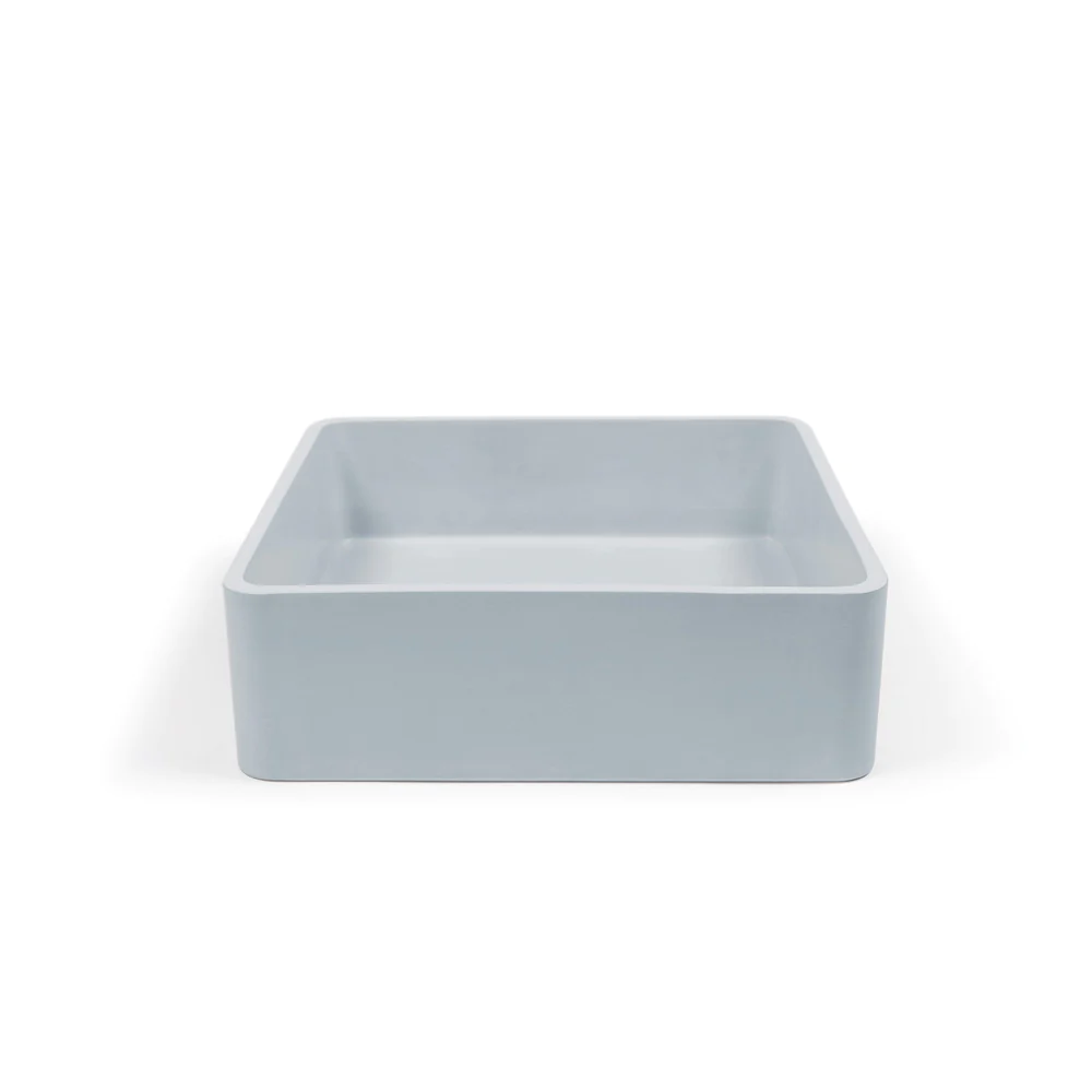 Nood Co. VESL SQUARE BASIN - SURFACE MOUNT - POWDER BLUE