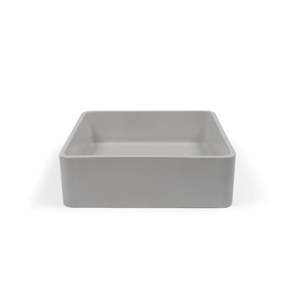 Nood Co. VESL SQUARE BASIN - SURFACE MOUNT - SKY GREY