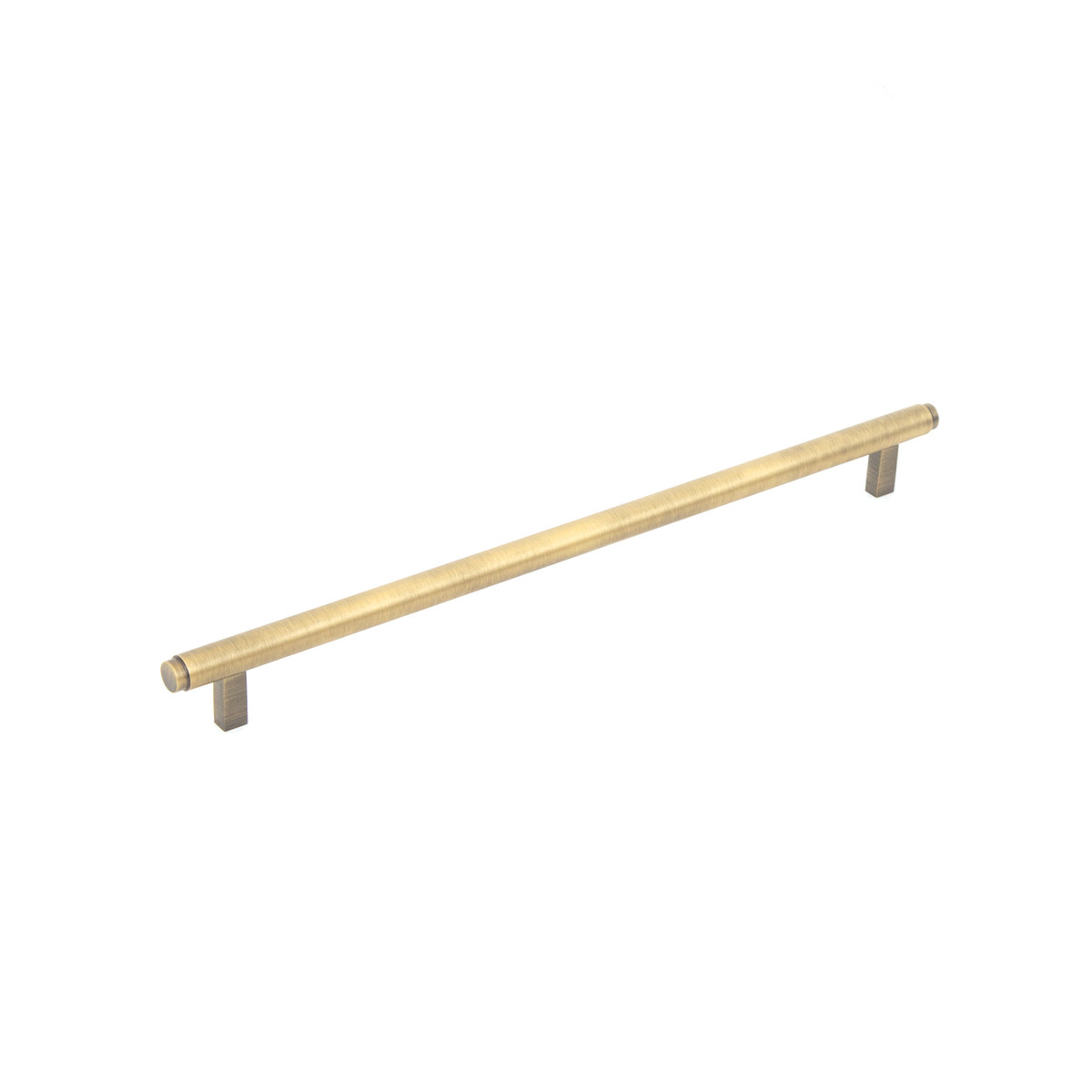 Momo Bellevue Solid Brass Plain Bar Pull 320mm In - Dark Brushed Brass