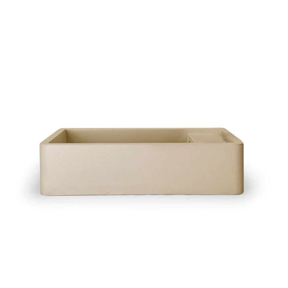 Nood Co. SHELF 01 BASIN - SURFACE MOUNT - CUSTARD
