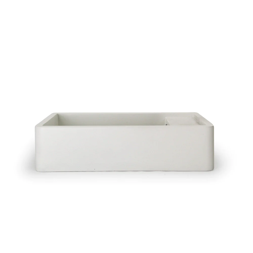 Nood Co. SHELF 01 BASIN - SURFACE MOUNT - IVORY