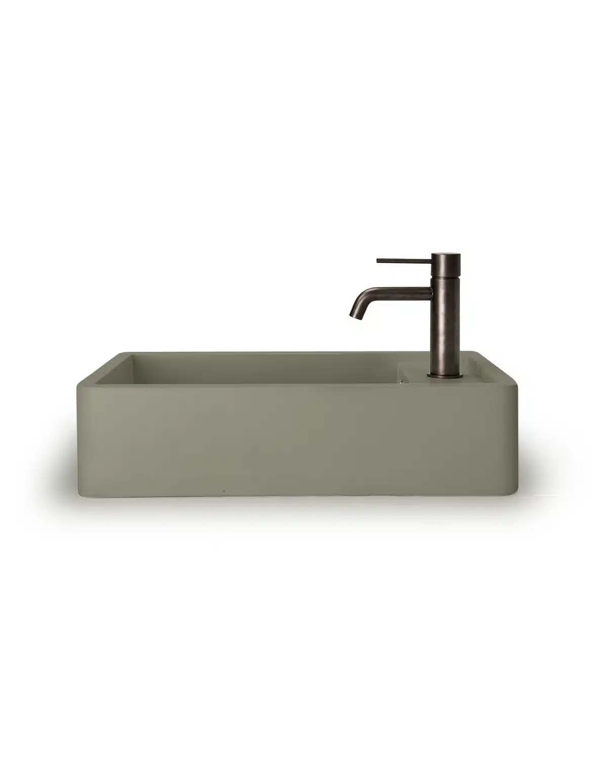 Nood Co. SHELF 01 BASIN - SURFACE MOUNT - OLIVE