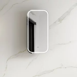 Otti LED NEWPORT SOFT SQUARE SHAVING CABINET - Matte White
