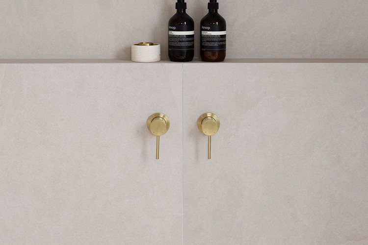 ADP Bloom Wall Mixer - Light Brushed Brass - Image 2