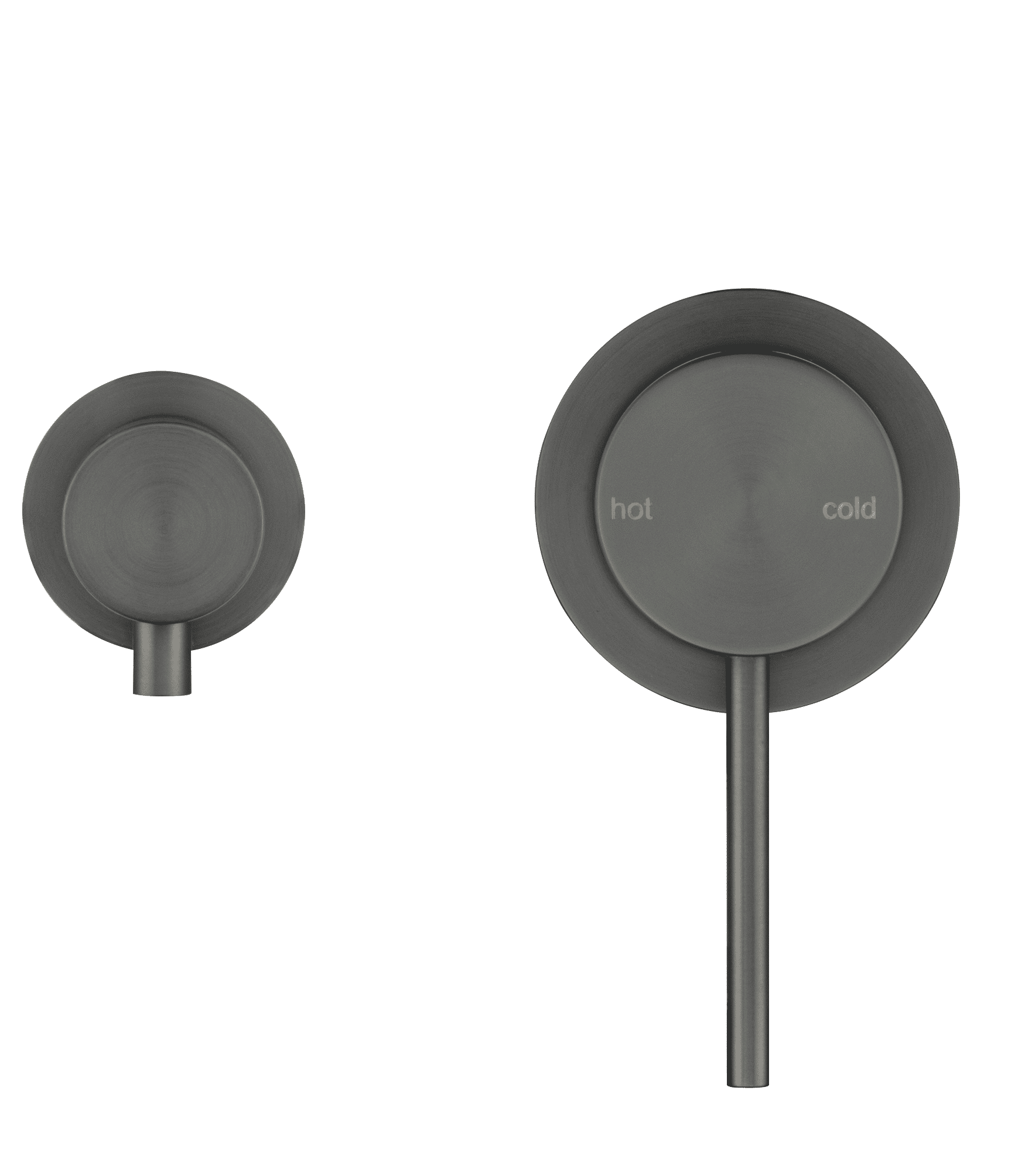 Bella Vista - Mica Shower Mixer with Diverter – Sideways - Gunmetal