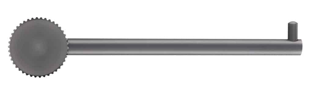 Bella Vista - Mica Fluted Toilet Paper Holder - Gunmetal - Image 5