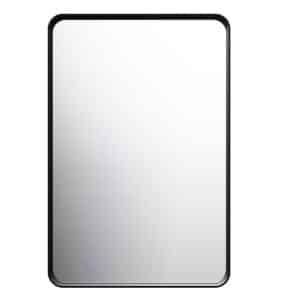 Bella Vista - Bianca Square Framed Mirror - Black