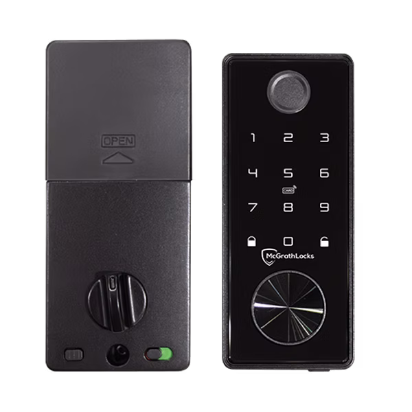 McGraths digital lock - Stylish Deadbolt for Residential Doors SKU: X3 - Black - Image 2