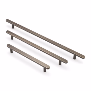 Manovella Aged Brass Oval Profile Back to Back Door Pull - Imogen - Image 5