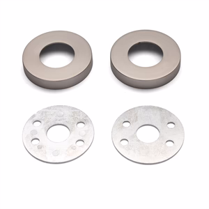 Manovella Brushed Nickel Large Rose Adaptor Kit - 65mm Diameter suitable for Fairhaven & Hamilton Designs)