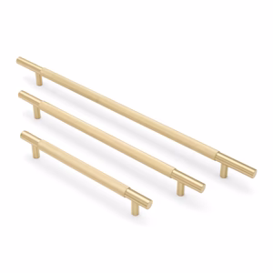 Manovella Brushed Brass Knurled Back to Back Door Pull - Charmian - Image 6