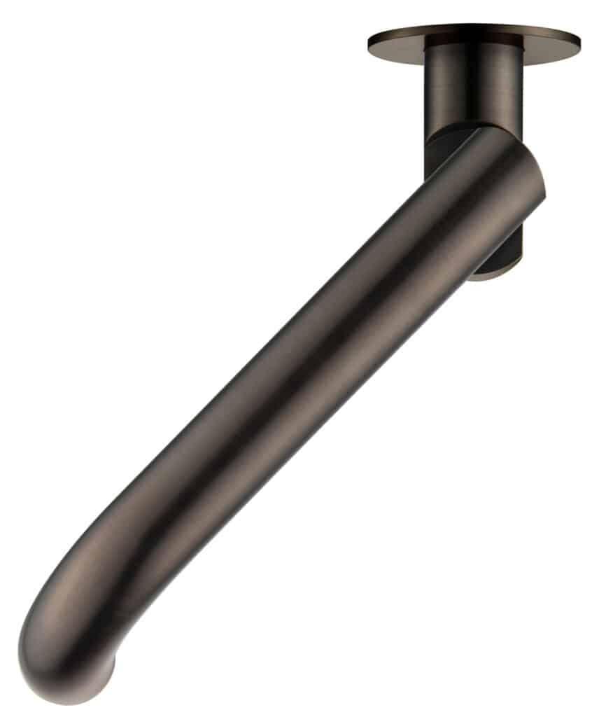 Bella vista Mica Swivel Bath Spout – Curved - Dusk bronze - Image 3