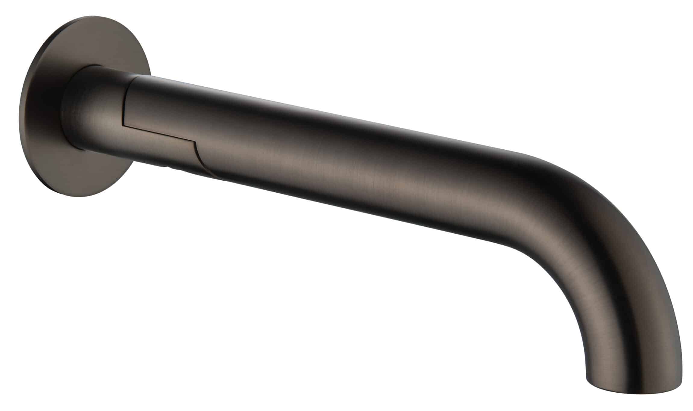 Bella vista Mica Swivel Bath Spout – Curved - Dusk bronze