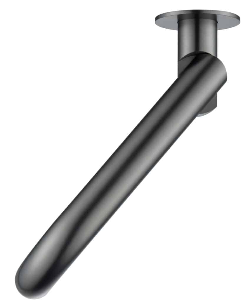 Bella vista Mica Swivel Bath Spout – Curved - Gunmetal - Image 3