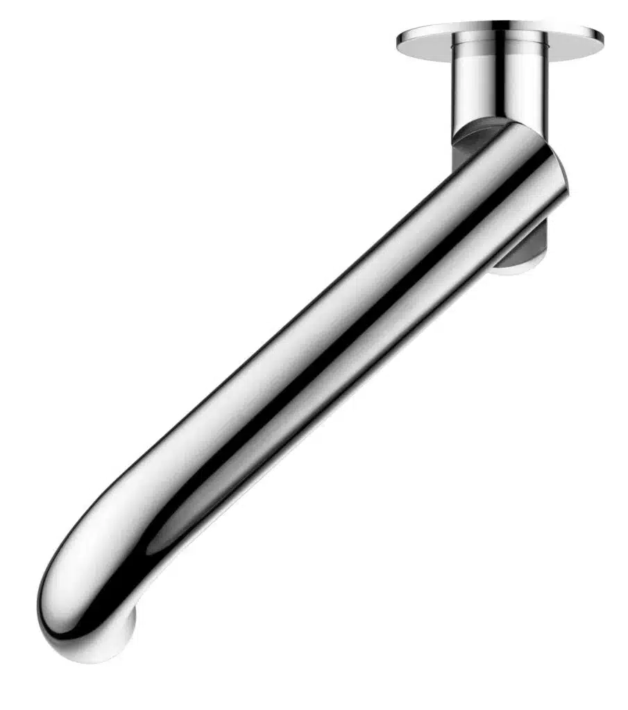 Bella vista Mica Swivel Bath Spout – Curved - chrome - Image 2