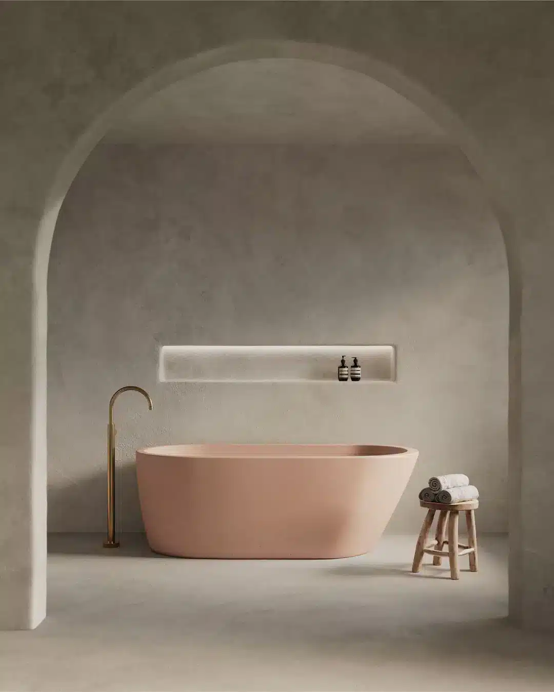 Nood co. Juno Freestanding Bathtub (Blush Pink)