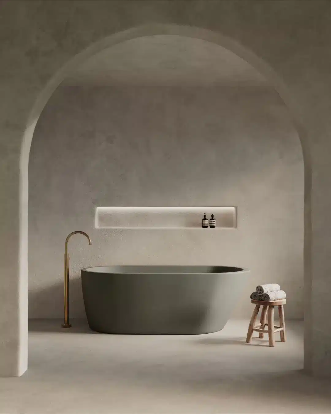 Nood co. Juno Freestanding Bathtub (Olive)