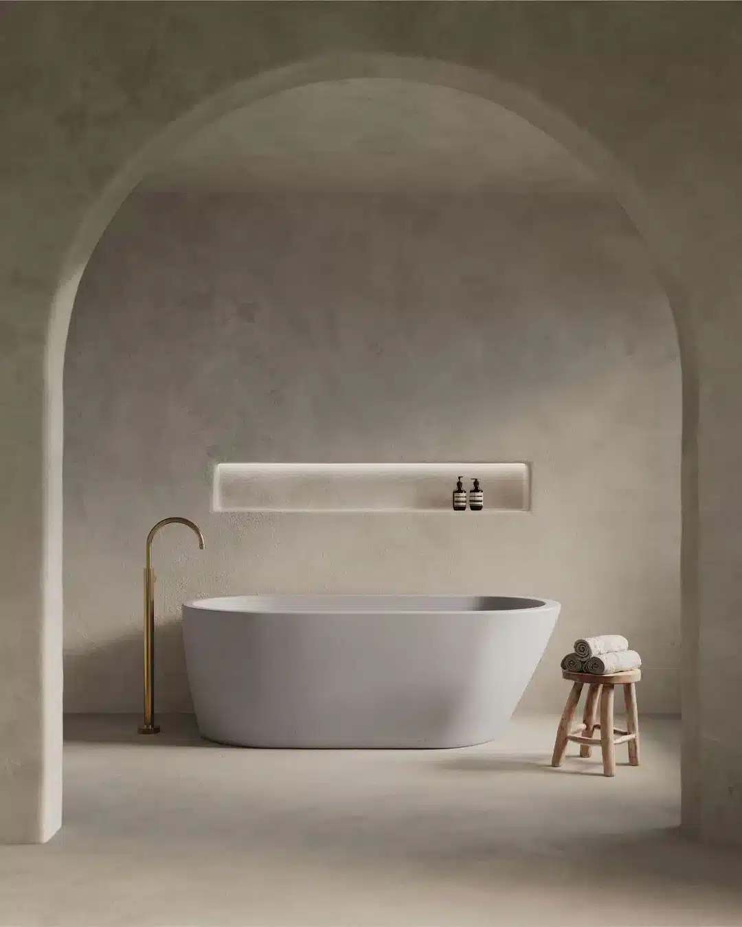 Nood co. Juno Freestanding Bathtub (Sky Grey)