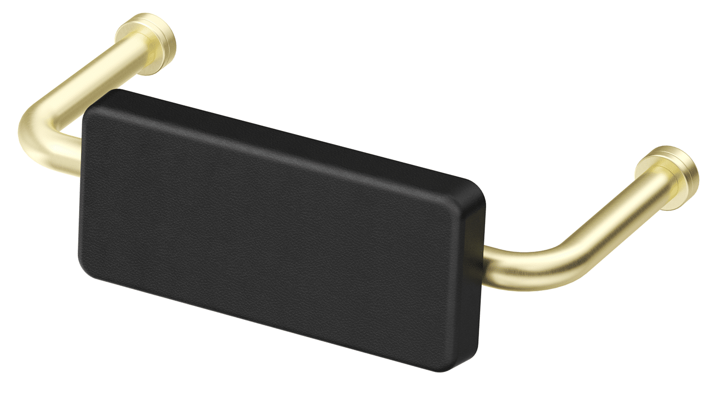 Bella vista Mica Care DDA Backrest - French Gold / Black Headrest