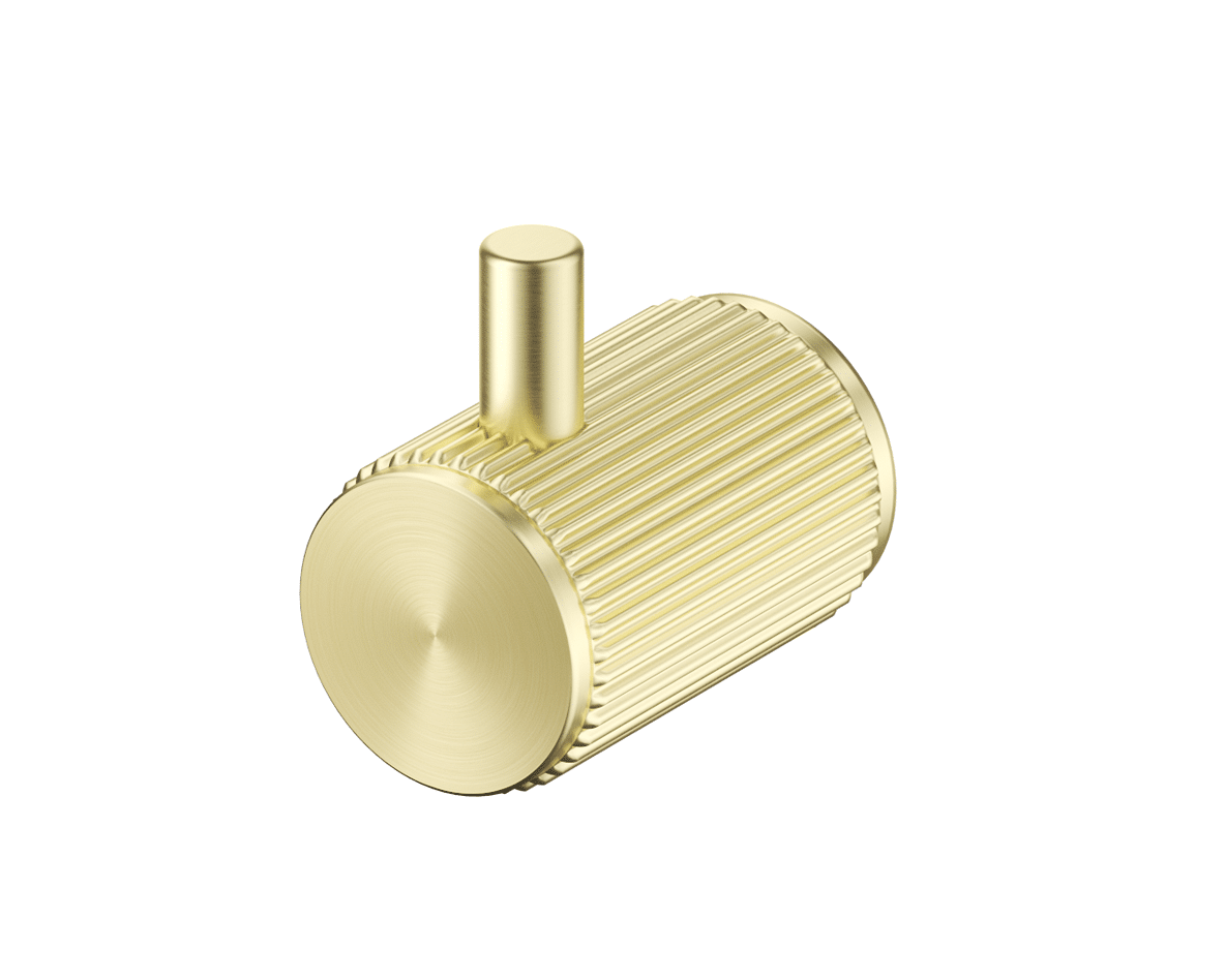Bella Vista Mica Fluted Robe Hook - French Gold
