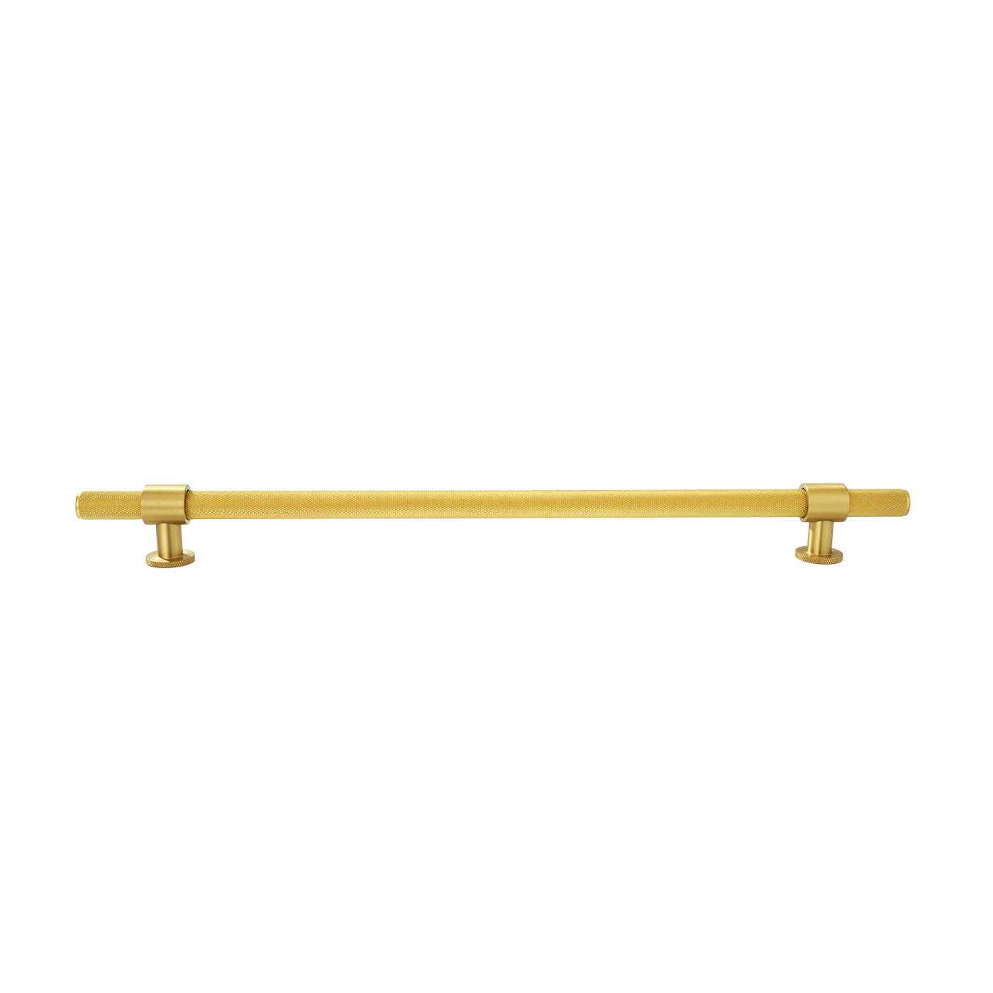 Momo Belgravia Knurled Solid Brass Door Pull Handle In Brushed Satin Brass - Image 4