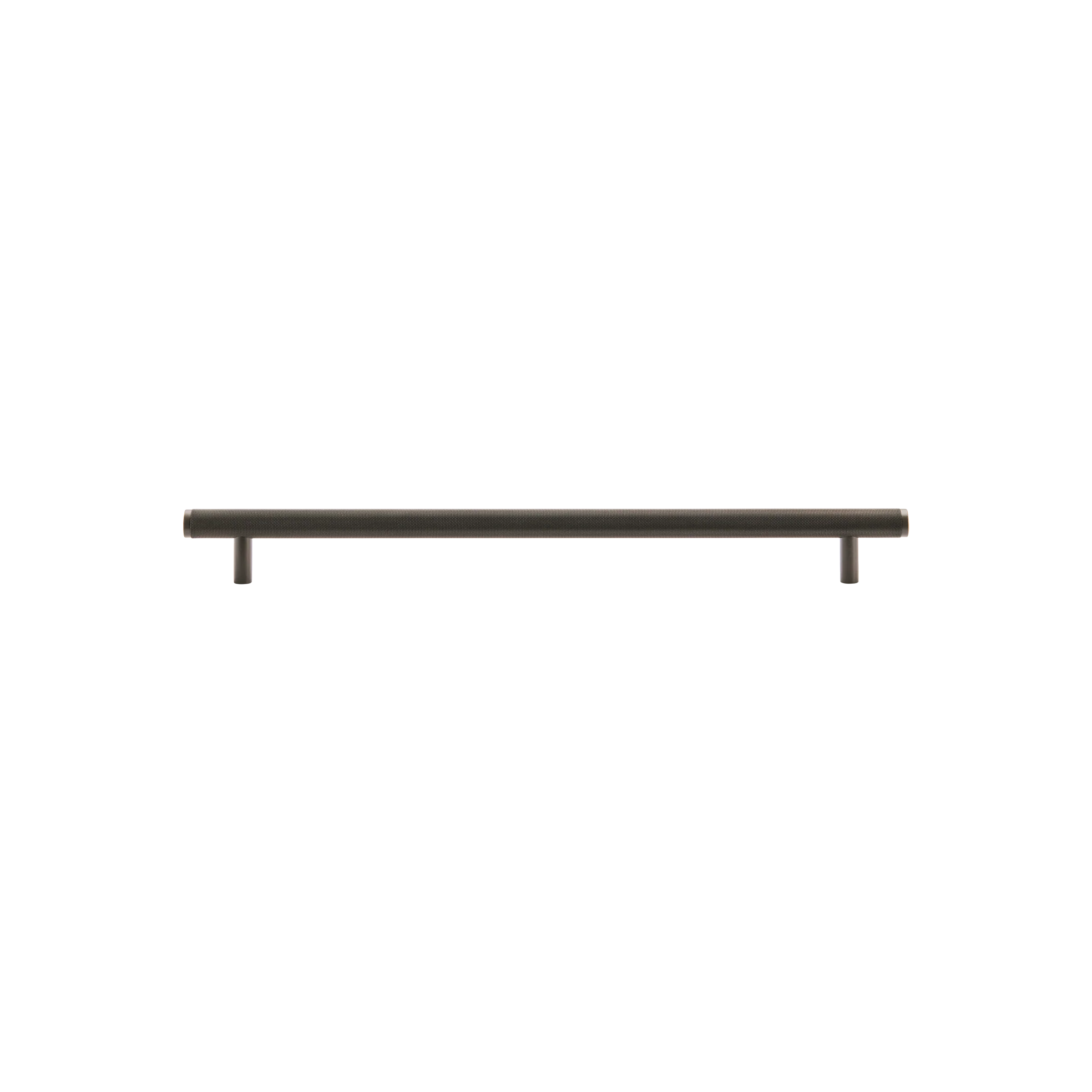 Momo Bellevue Knurled Solid Brass Door Pull Handle In Dark Bronze - Image 3