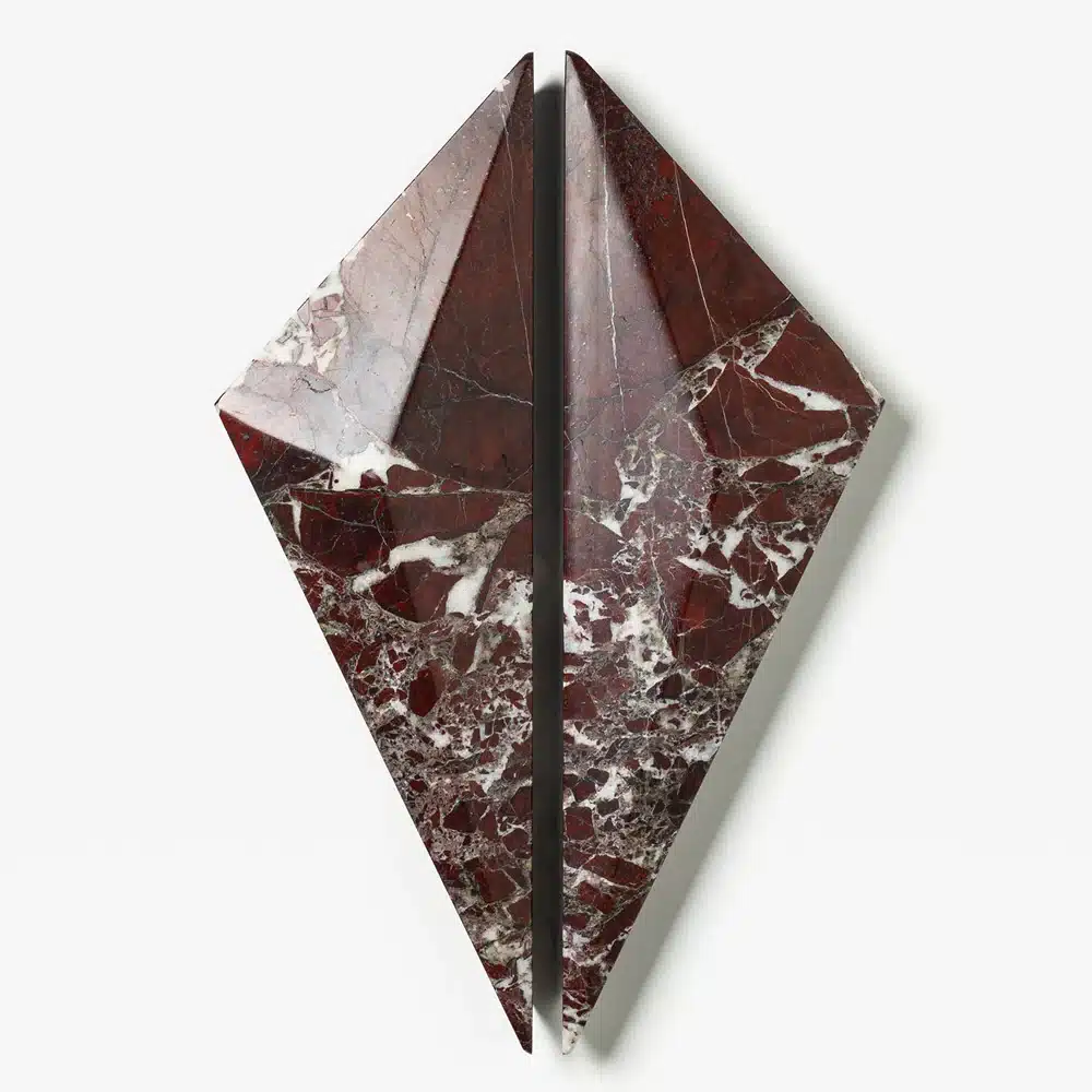 Lo & Co Prism Marble Handle Rosso