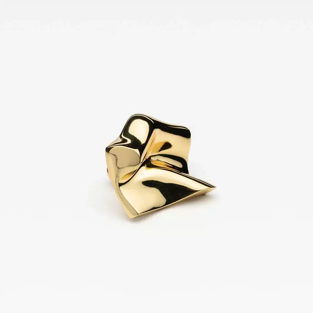 Lo & Co Lucia Knob I Polished Brass