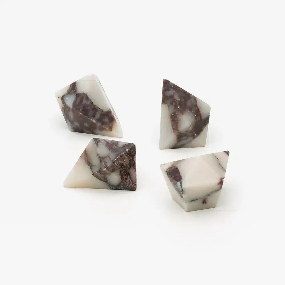 Lo & Co Prism Knob Marble Viola - Image 4