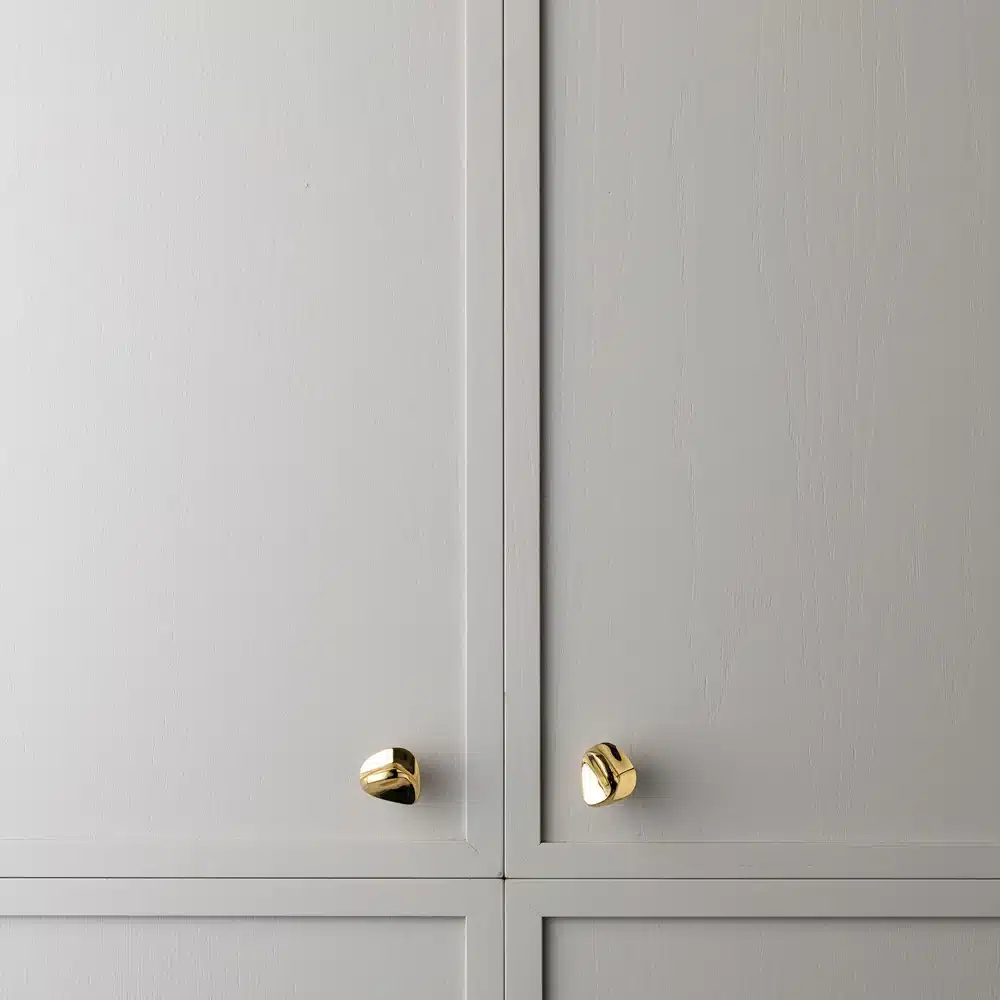 Lo & Co Cast Rubble Knob Polished Brass- Large 60mm - Image 7
