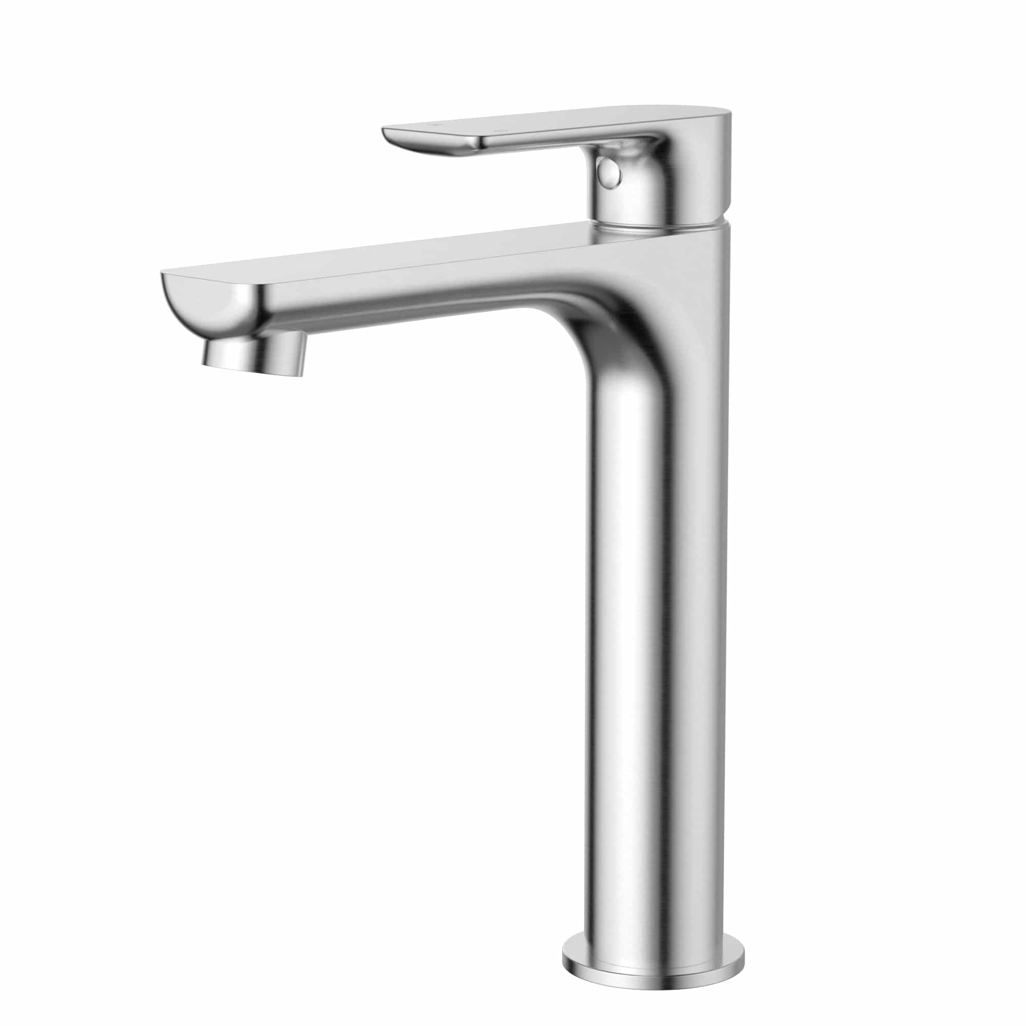 Modern National Nova Mid Rise Basin Mixer - Brushed chrome