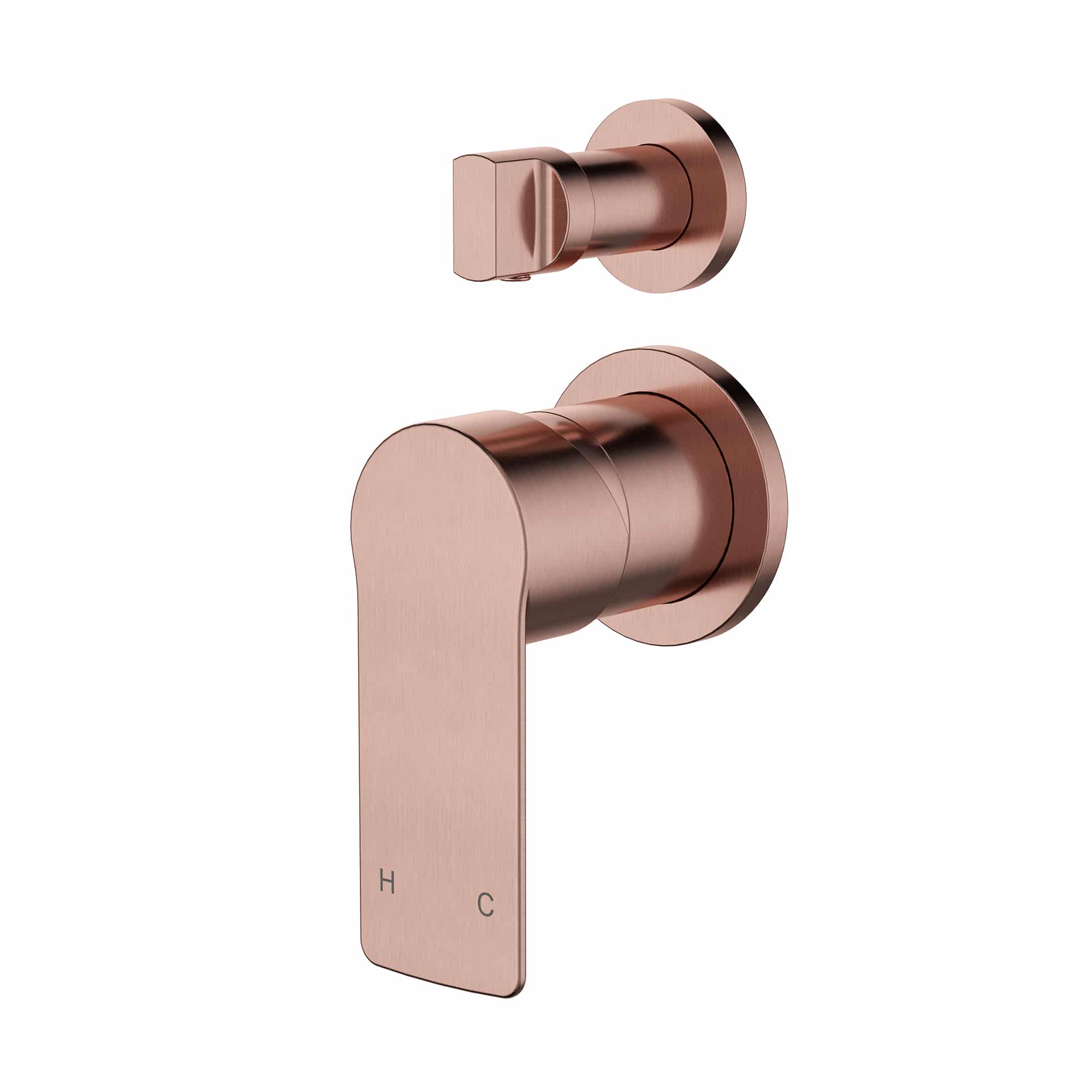 Modern National Nova Shower Diverter - Copper