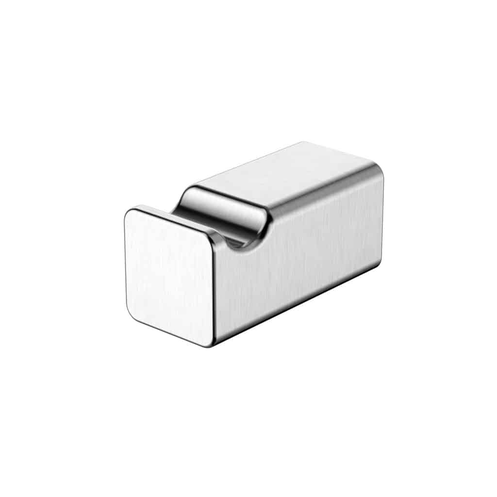 Flush pull cavity slider chrome plated