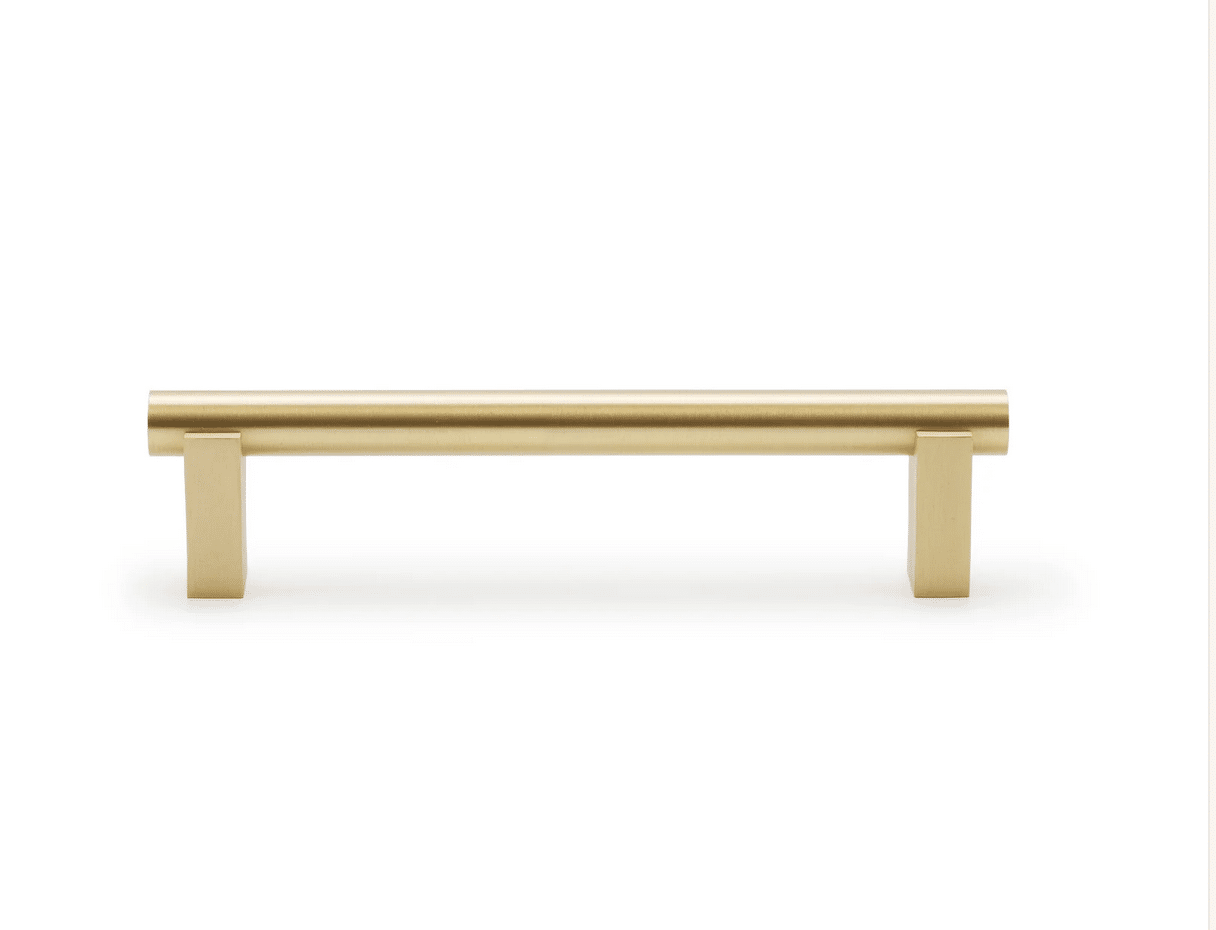 Zano Aura Handle - Small 150mm - Satin Brass