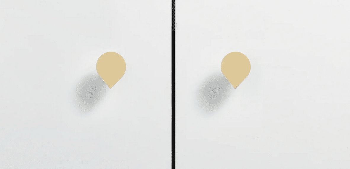 Zano Drop Knob - Small 26mm - Satin Brass - Image 2