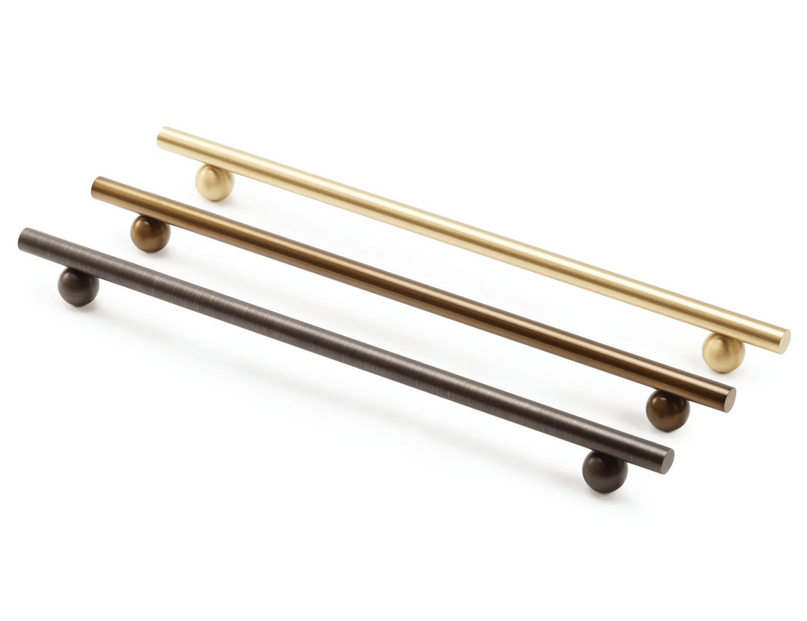 Zano Flair Handle - Large 340mm - Antique Copper Brass - Image 3