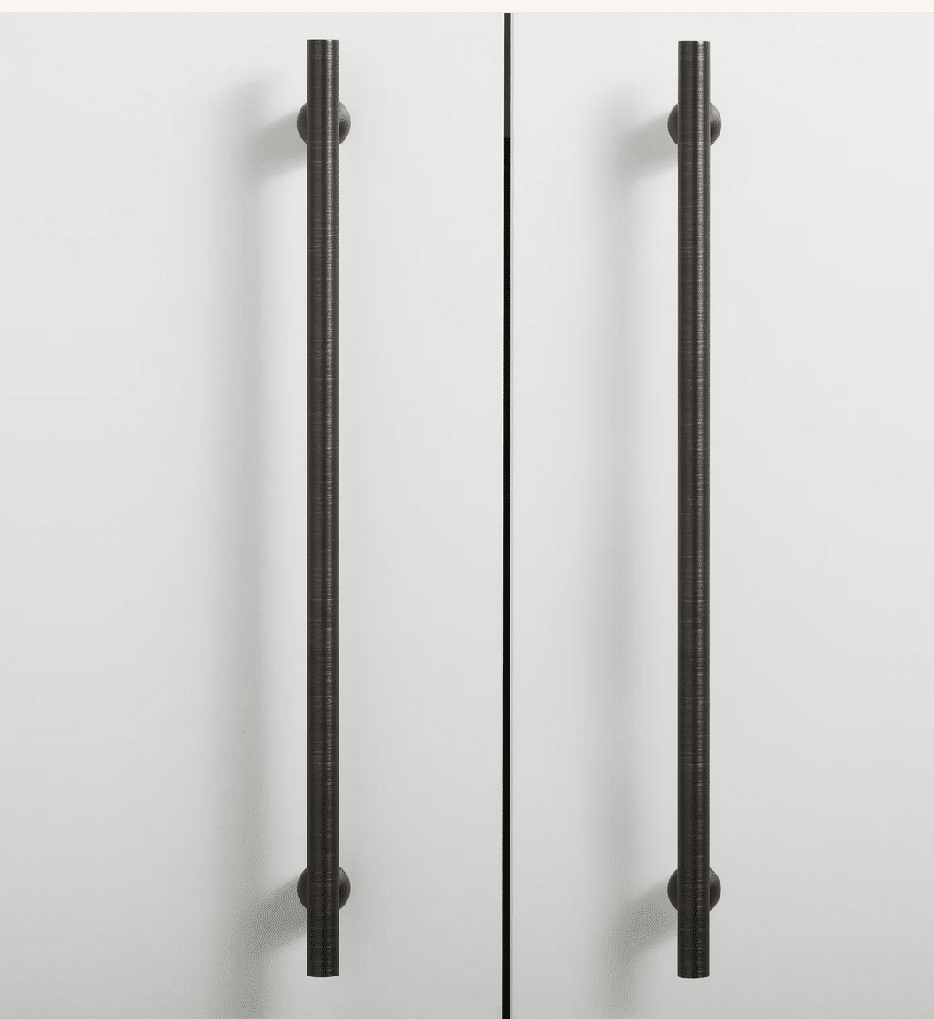 Zano Flair Handle - Large 340mm - Antique Copper Brass - Image 5
