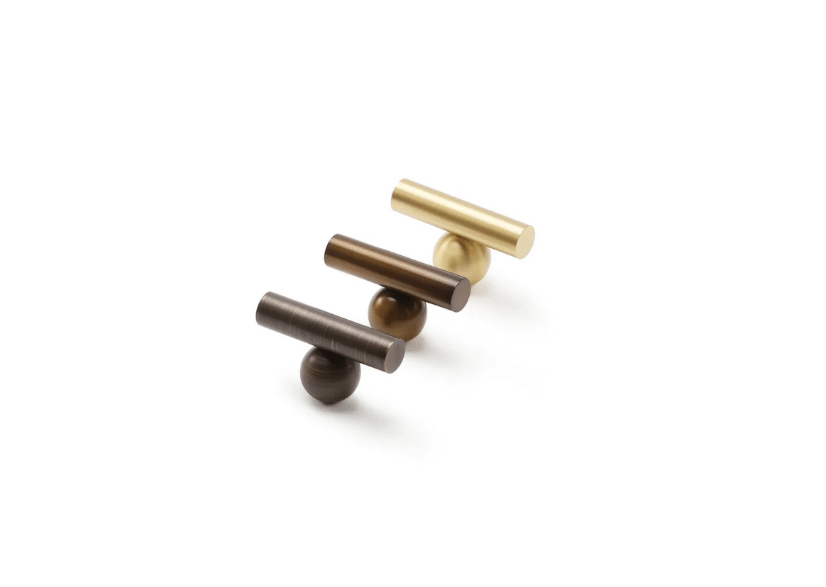 Zano Flair Knob - Antique Copper Brass - Image 3