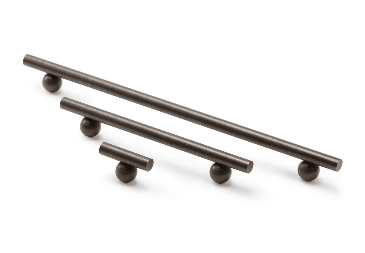 Zano Flair Knob - Antique Copper Brass - Image 4